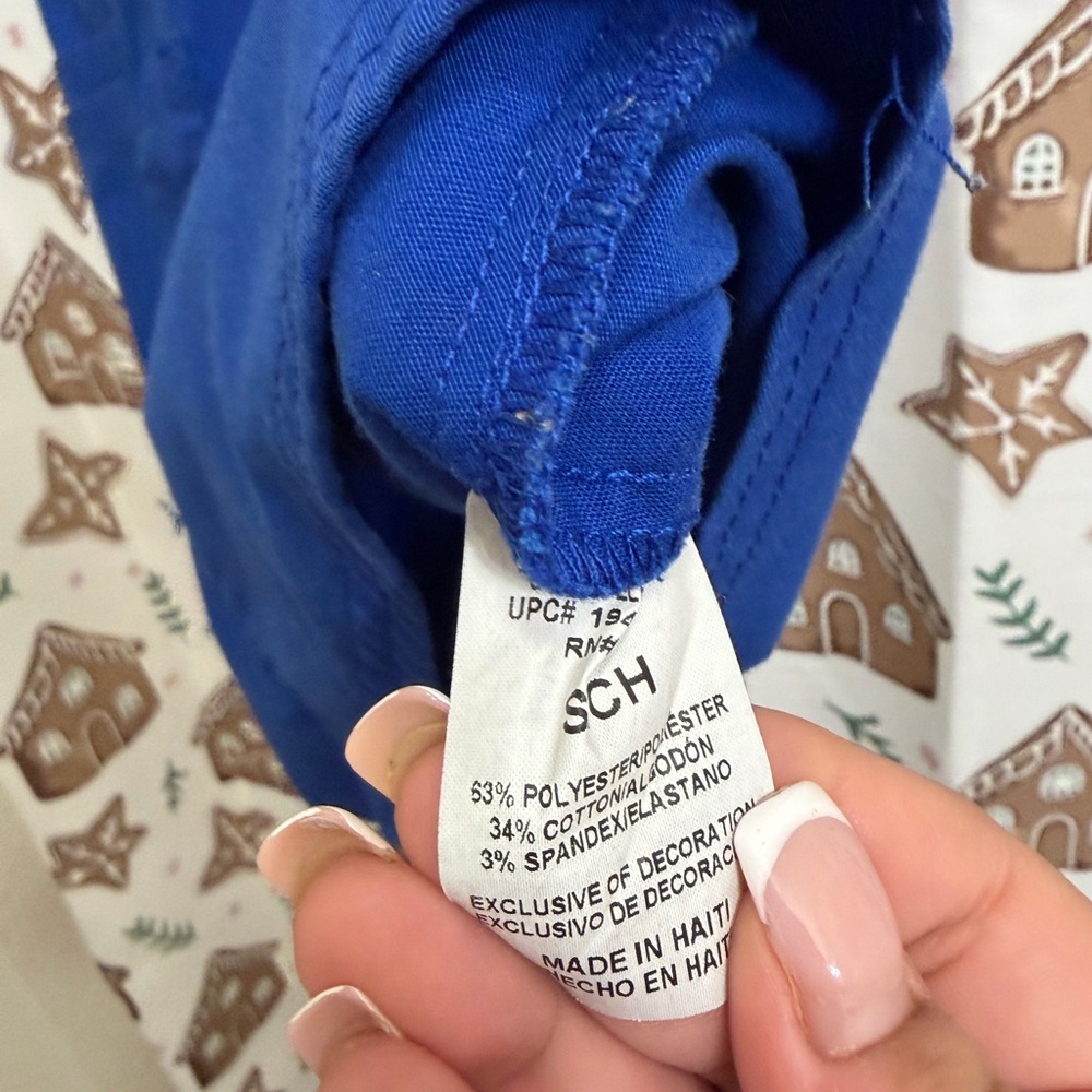 Women's Blue Scrub Set - Picture 5 of 10